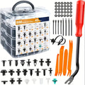 1000-Piece Car Retainer Clip Assortment Kit – Durable ABS Auto Fasteners for Push-Type Edge, Bumper & Rivet Installation