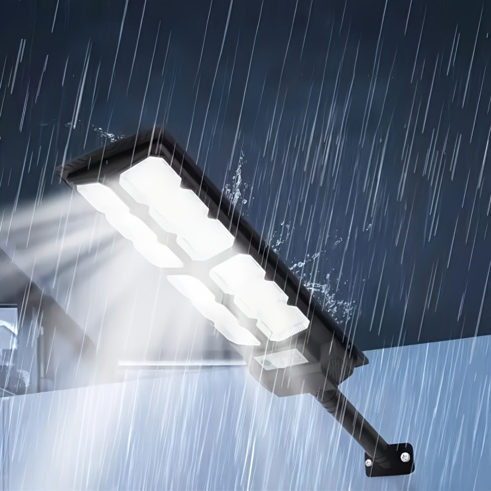 2 Pack / 1 Pack - Super Bright LED Solar Street Light, Outdoor Courtyard Light, Exterior Lighting with Motion Sensor - Perfect for Outdoor Streets, Commercial Parking Lot Lighting, Outdoor Sports Courts