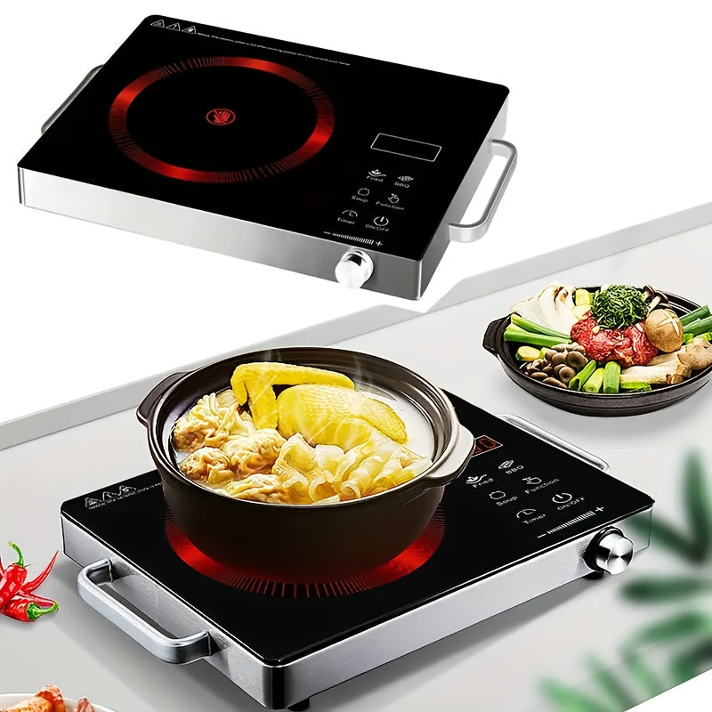 Electric Ceramic Cooktop, 2200W – 2200W Infrared Electric Stove, Home Cooking Stove, US Standard 110V