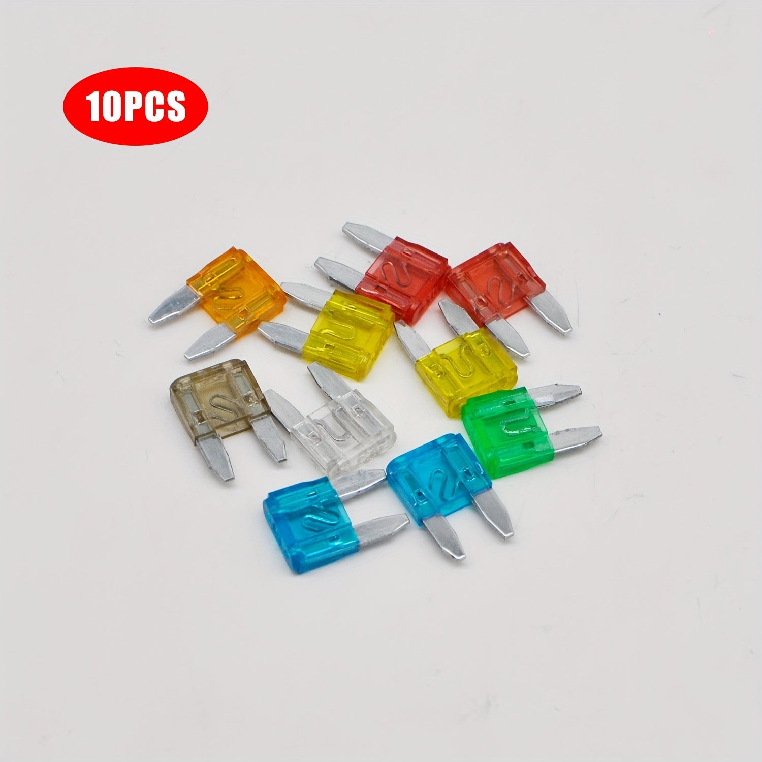 10-Pack Mini Blade Fuse Automotive 5A-30A - For Cars, Boats, Trucks and SUVs