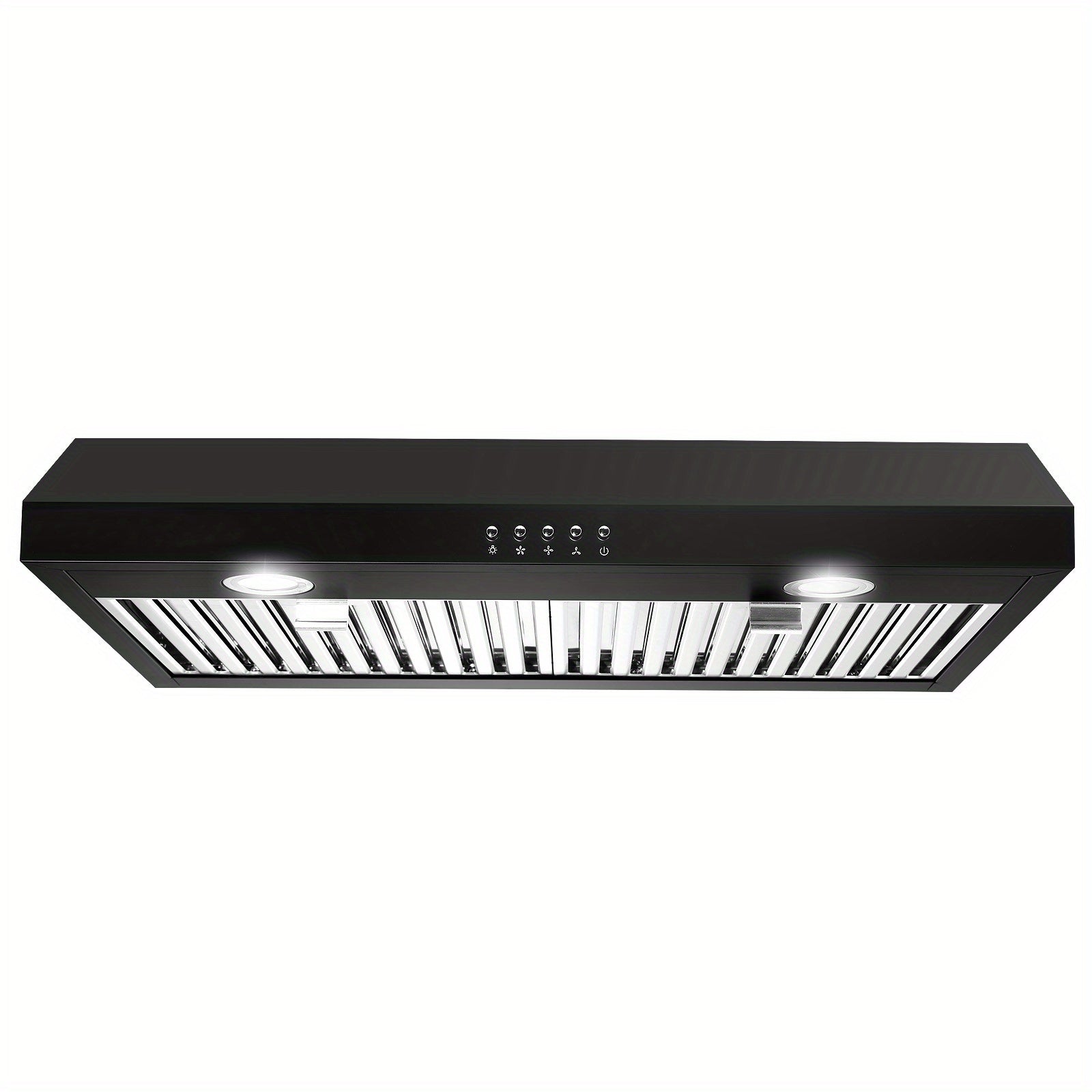 30-Inch Under Cabinet Range Hood with Three-Way Exhaust, Stainless Steel Construction with Baffle Filter, Designed for Kitchen Ventilation for Under-Cabinet Installation, Equipped with 3-Speed Exhaust Fan