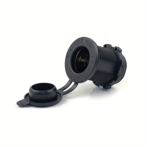 12V Power Adapter Socket for Car, Boat and Motorcycle, with Cigarette Lighter Splitter and Extra Features, Battery Not Included