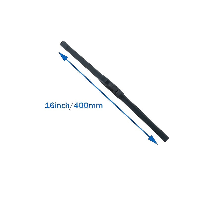 Bracketless Wiper Blade, Fits U/J-Type Hooks, High-Quality Silent & Durable, All Sizes Available. Enhances Rainy Day Visibility