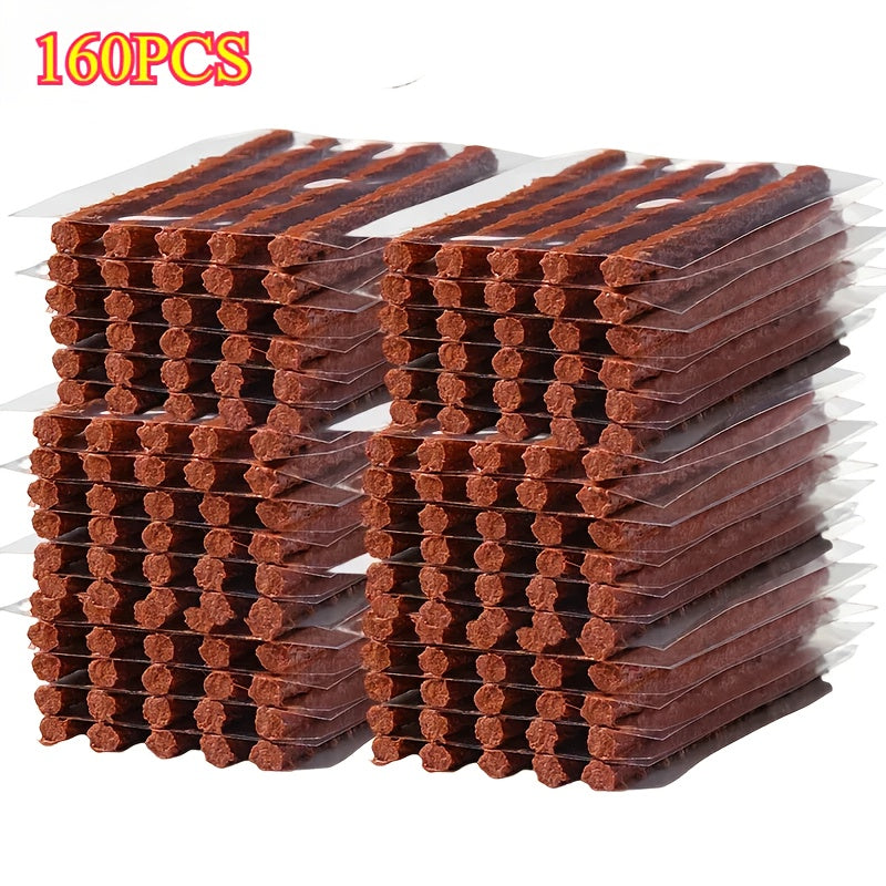 Tire Repair Strips, Automotive Tire Repair Tools, Motorcycle Tubeless Tire Puncture Plug Sealant Strip Repair Kit, Auto Vacuum Tire Repair Rubber String