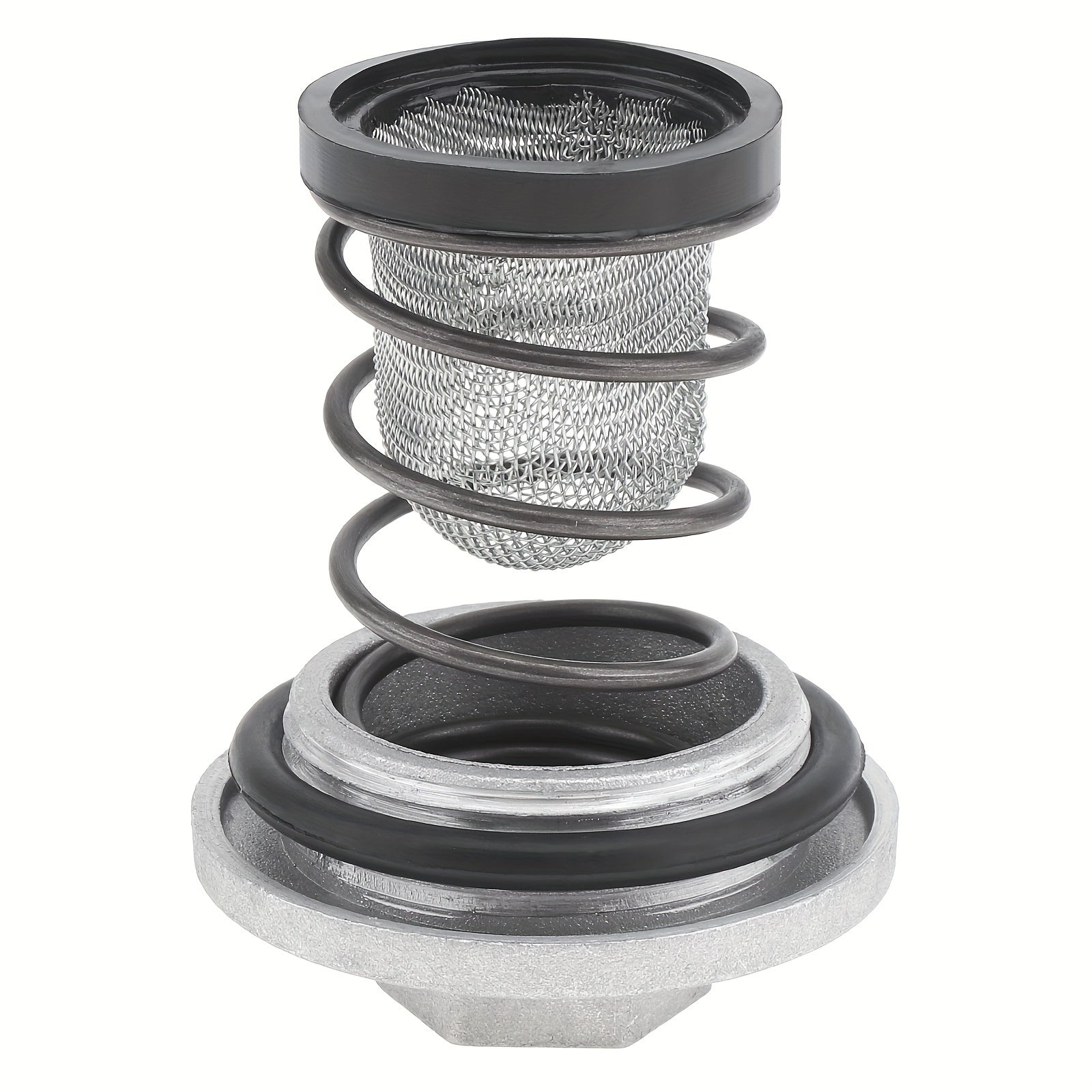 GY6 50cc 125cc 150cc Oil Drain Plug for QMB139 157QMJ Engine / Scooter – Complete Set with O-Ring, Spring, Oil Filter & Aluminum Oil Pan Screw Kit