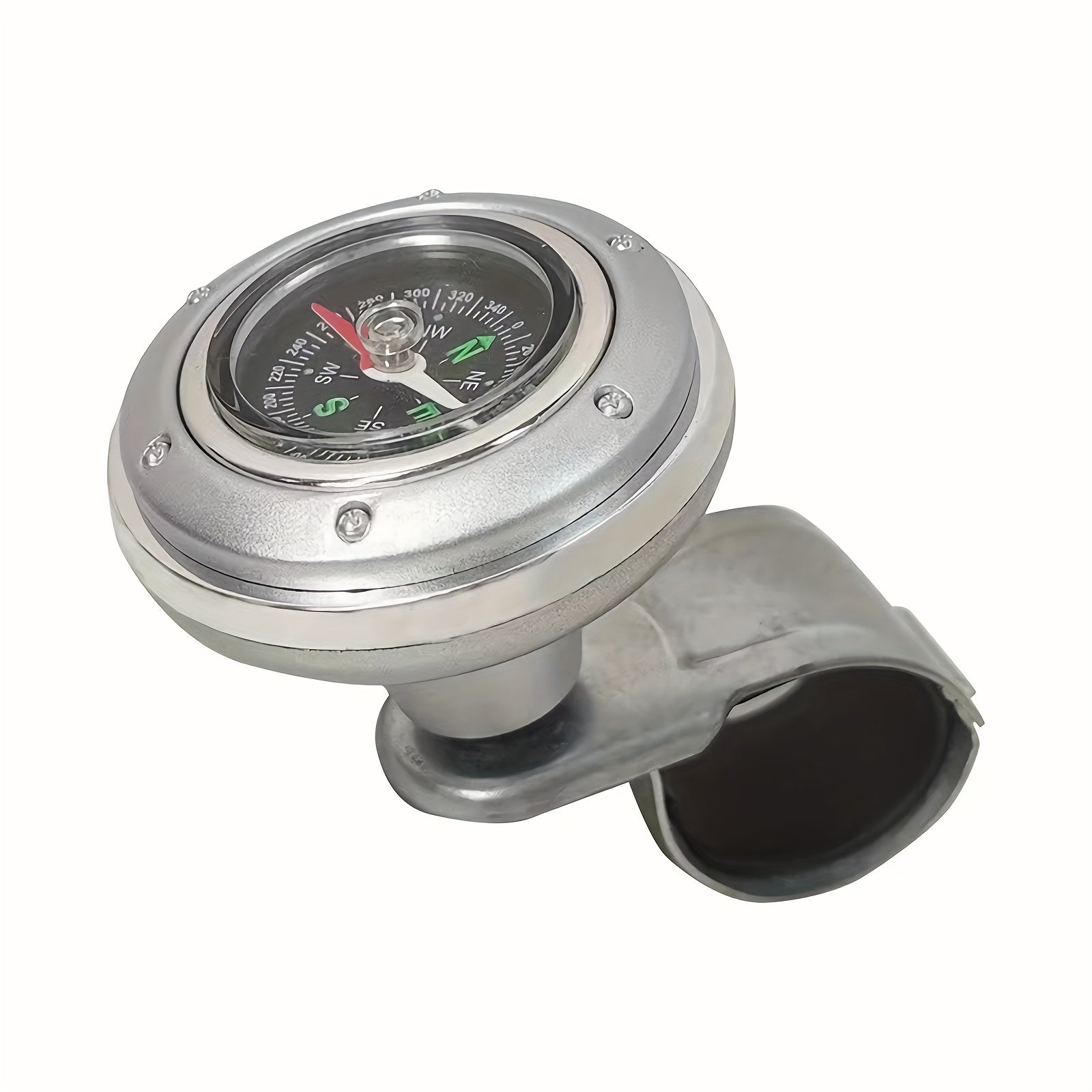 Car Steering Wheel Booster Ball, a Multi-Functional Compass Steering Wheel Gear, Designed Specifically for Vehicles, Reduces Driver Effort When Turning and Parking