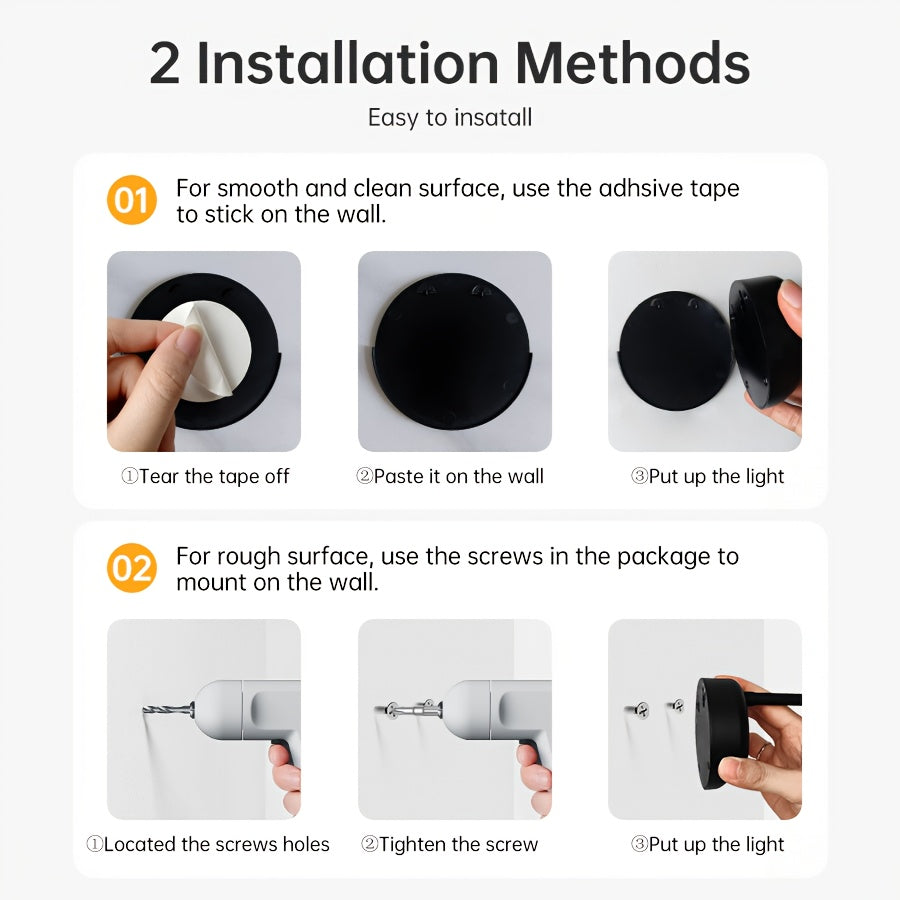 Motion Sensor Wall Mount Spotlight, Home Photo Wall Spotlight Lighting, Rechargeable Wall Light, Motion Sensor Light, Suitable for Living Room Ambient Lighting, Photo Wall Spotlight Lighting, etc.