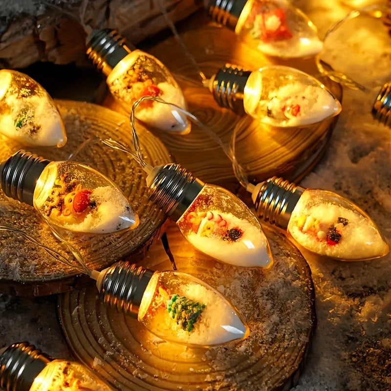 10/20/30入 LED燈泡 - 電池供電 10LED 燈，適用於室內/戶外花園、婚禮、節慶、露營、居家、花園、聖誕節、派個裝飾（不含電池）