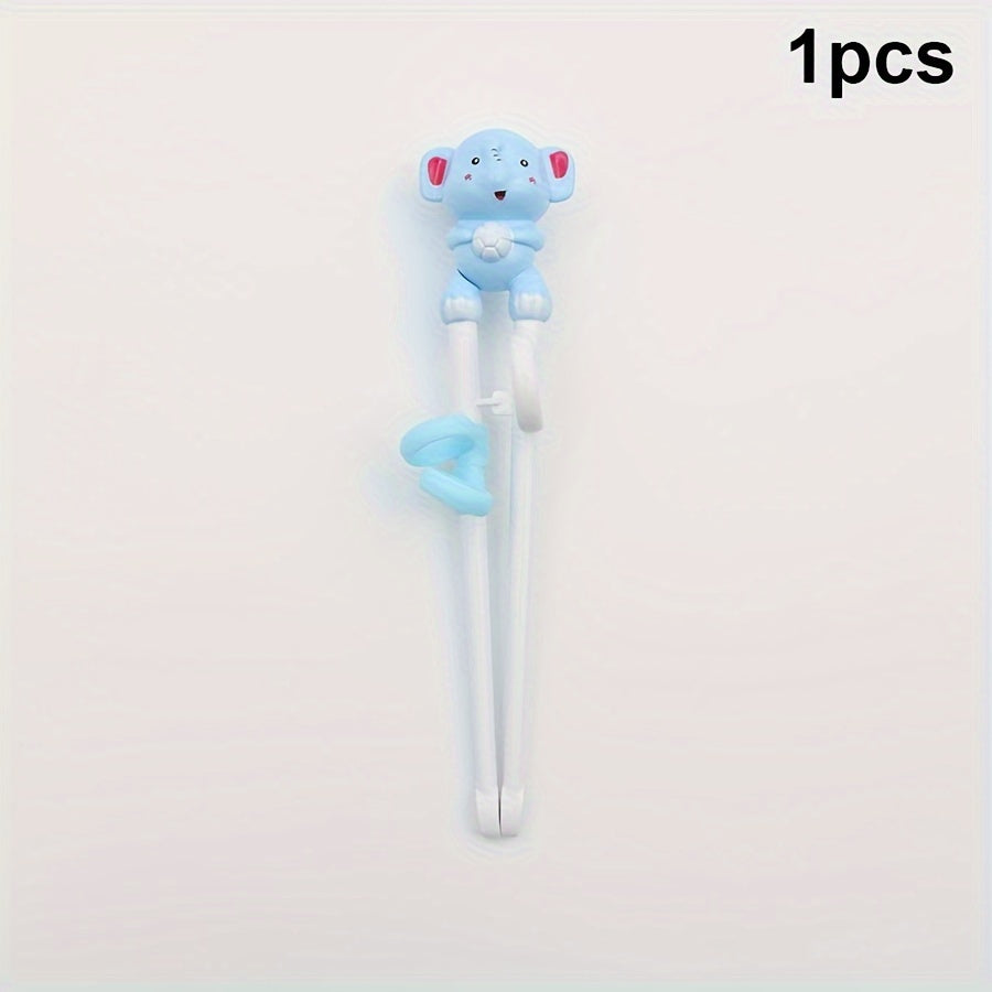 Toddler Dinosaur-Shaped Training Chopsticks - Reusable, Colorful Learning Aid