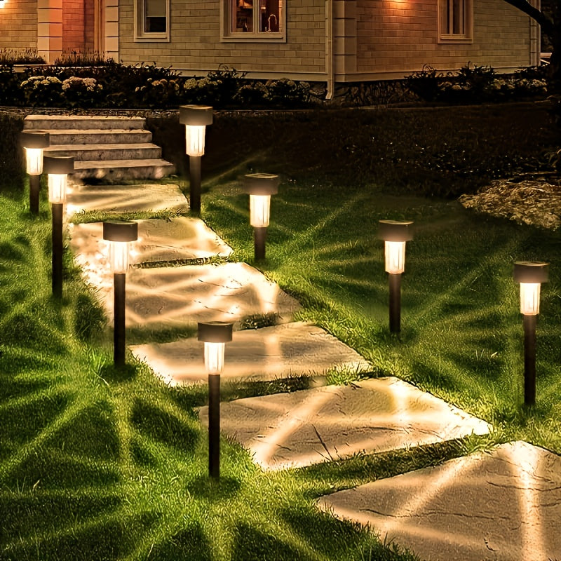 Super Bright Solar Lights, Available in 10, 20, 30 or 40 Packs, Perfect for Decorating Gardens During Halloween, Christmas and New Year. These Amazing Multi-Pack Landscape Lights Provide Dusk-to-Dawn Illumination for Over 12 Hours