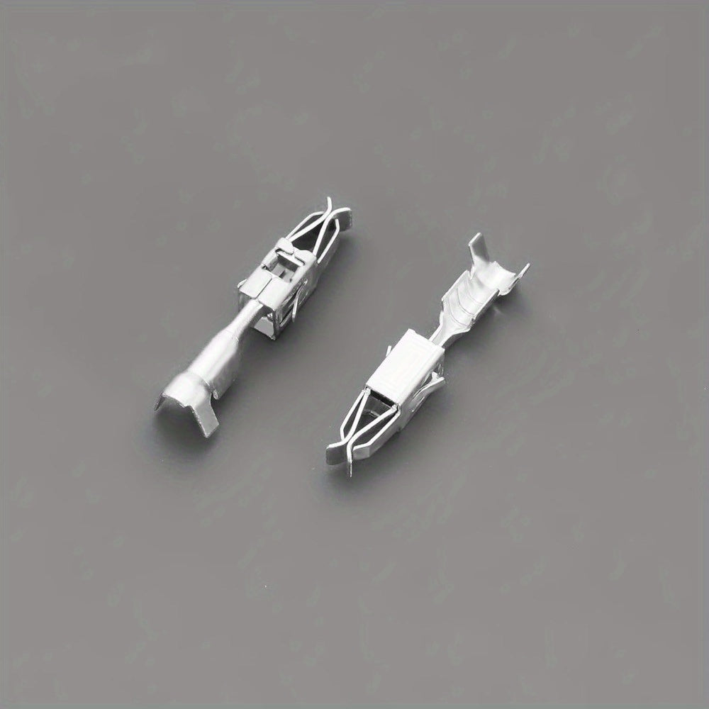 50-Piece Heavy-Duty Automotive Wiring Terminals – Compatible with VW, Audi, Golf, Jetta, Passat, TT, TTS – Stainless Steel Crimp Connectors, Replacement for VW/AUDI Part Numbers N903352.04, 927771, 972774 – For Professional & DIY