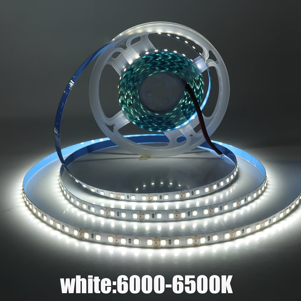 1卷 32.8Ft/10M 2835 24V 120 LED燈條 白/藍/綠/紅燈條，櫥櫃下燈，燈串，飯店 KTV 購物中心 家居裝飾燈，聖誕節裝飾燈，辦公室照明（不含電源，僅限室內使用）