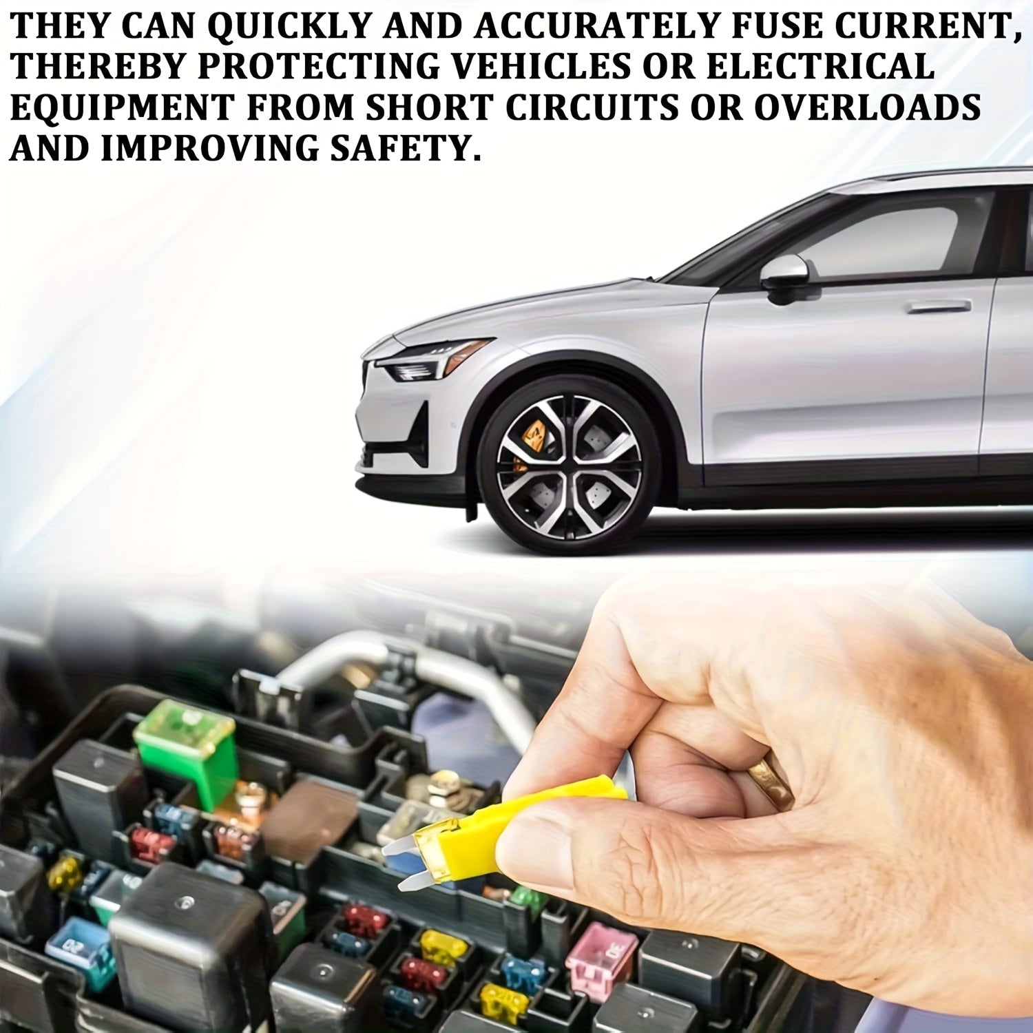 120-Piece Mini Fuse Auto Fuse Assortment Kit, Blade Fuse Kit with Puller Tool, Mini Color-Coded Plug-In Fuses (2A/3A/5A/7.5A/10A/15A/20A/25A/30A/35A), for Cars, RVs, Trucks, Motorcycles, Boats, SUVs & More