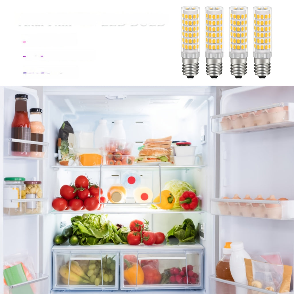 Non-dimmable E17 LED AC120V 76-bead E17 LED corn light 5W, crystal light, table lamp, wall lamp, cool white, warm white, plug-in bulb, refrigerator bulb screw base indoor household lamp table lamp ceiling light