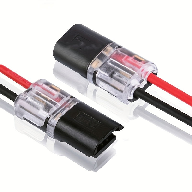 20-Piece H-Type Connector, Solderless Quick Splice Wire Terminals, 2-Wire Butt Connector