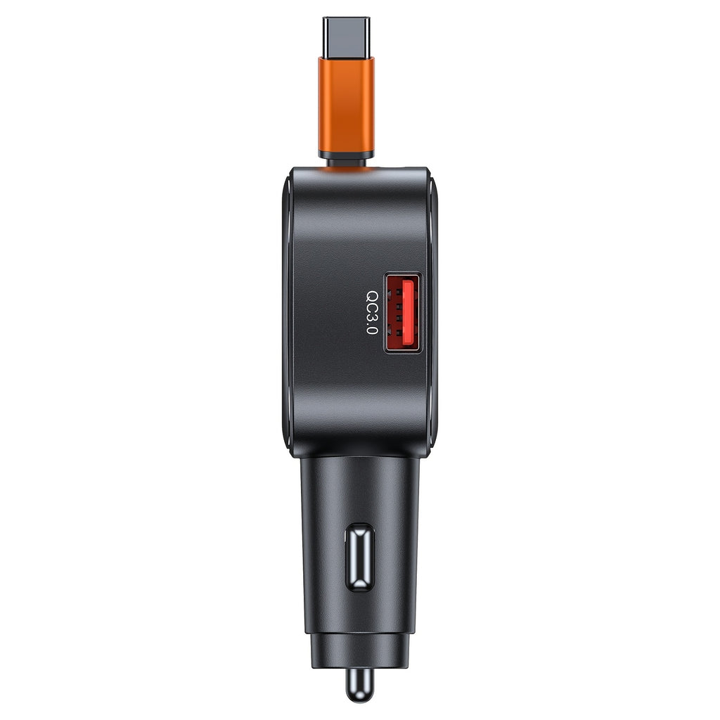 Car Charger, car telescoping charger, car digital display charger, fast charging car intelligent charger, dual USB, 99W multi-hole fast charging at the same time