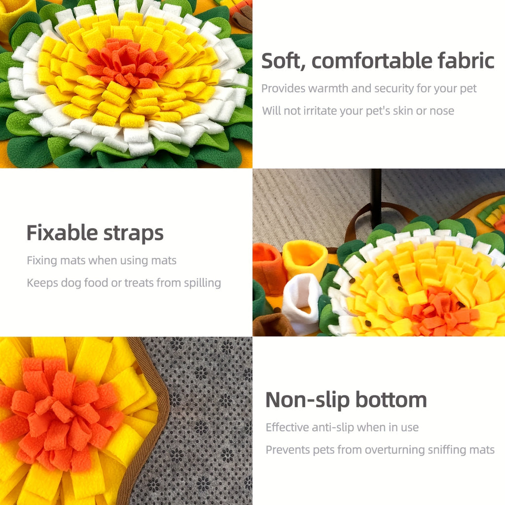 宠物嗅闻垫嗅闻垫宠物毛绒玩具垫狗狗训练藏食嗅觉垫宠物玩具用品
