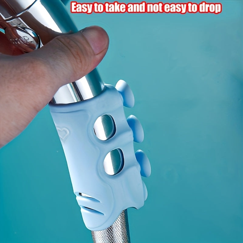 1pc Suction Cup Shower Head Holder - Portable, Rustproof, Freely Adjustable Position