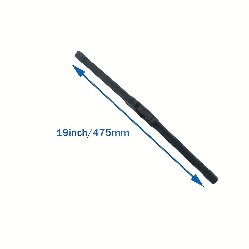 Bracketless Wiper Blade, Fits U/J-Type Hooks, High-Quality Silent & Durable, All Sizes Available. Enhances Rainy Day Visibility
