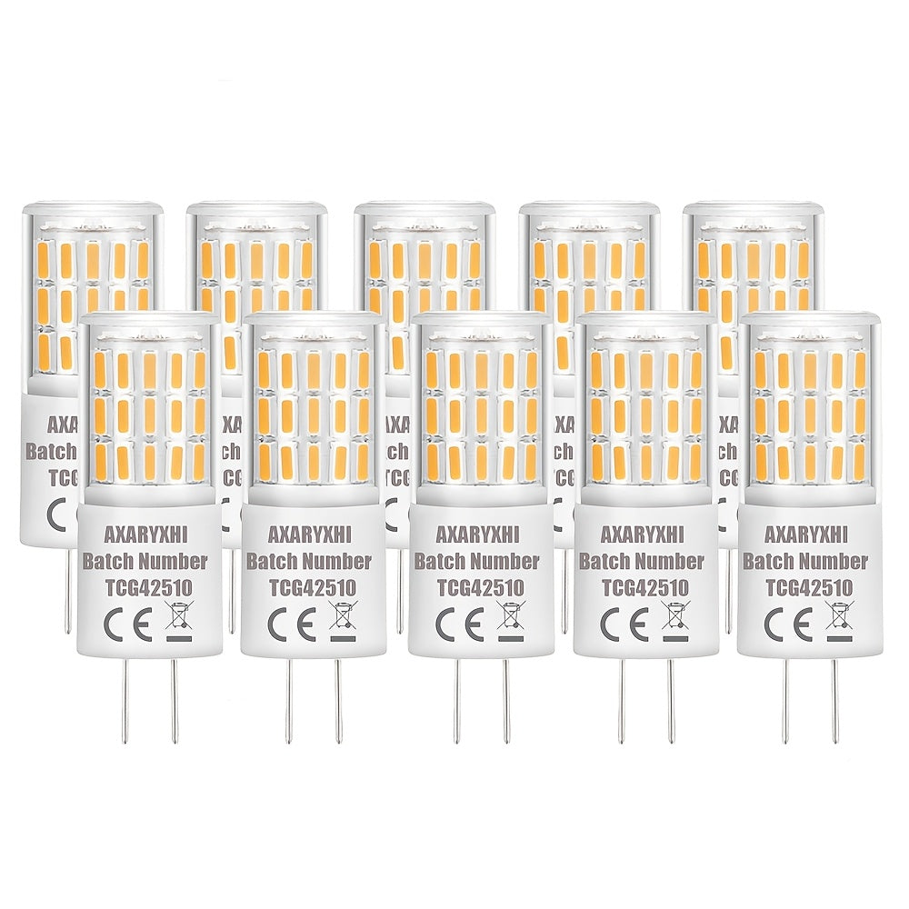 G4 LED crystal light G4 bulb LED pin base bulb, warm color 2700K, voltage AC/DC 12V-24V corn light small bulb, 3W home lighting G4 LED light source, LED G4 pin bulb warm white, 5-pack / 10-pack