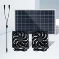 1PC Solar Panel for Courtyard, Villa, Chicken Coop, Pet House & Window Exhaust, Solar Panel with 1PC/2PCS Fan Kit, Battery-Free Operation