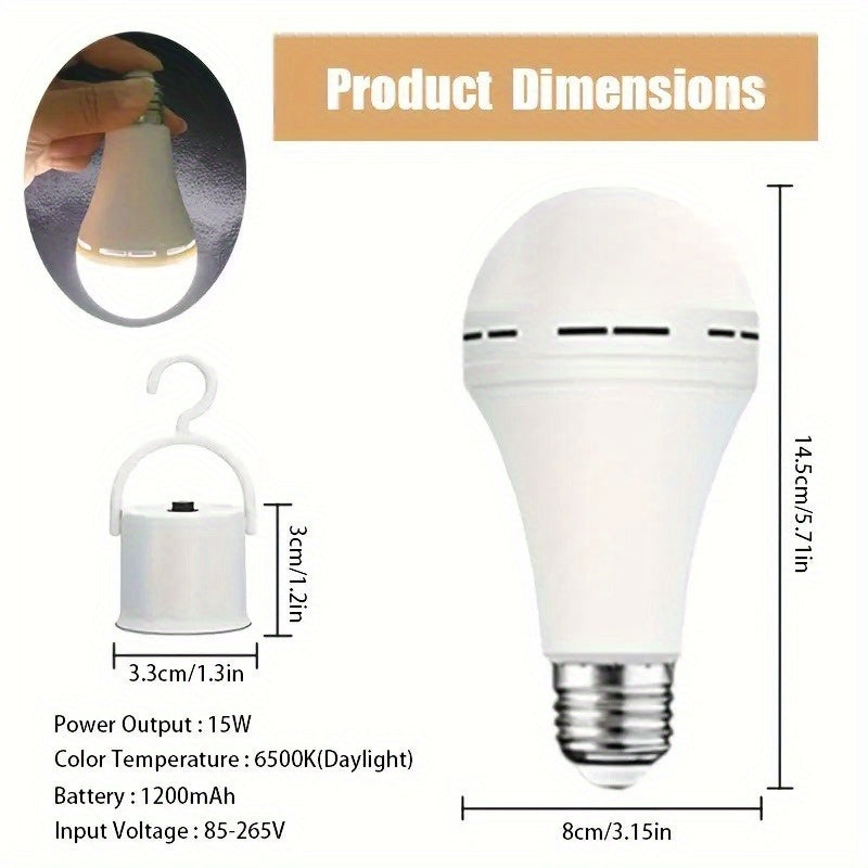 E26/E27 rechargeable bulb