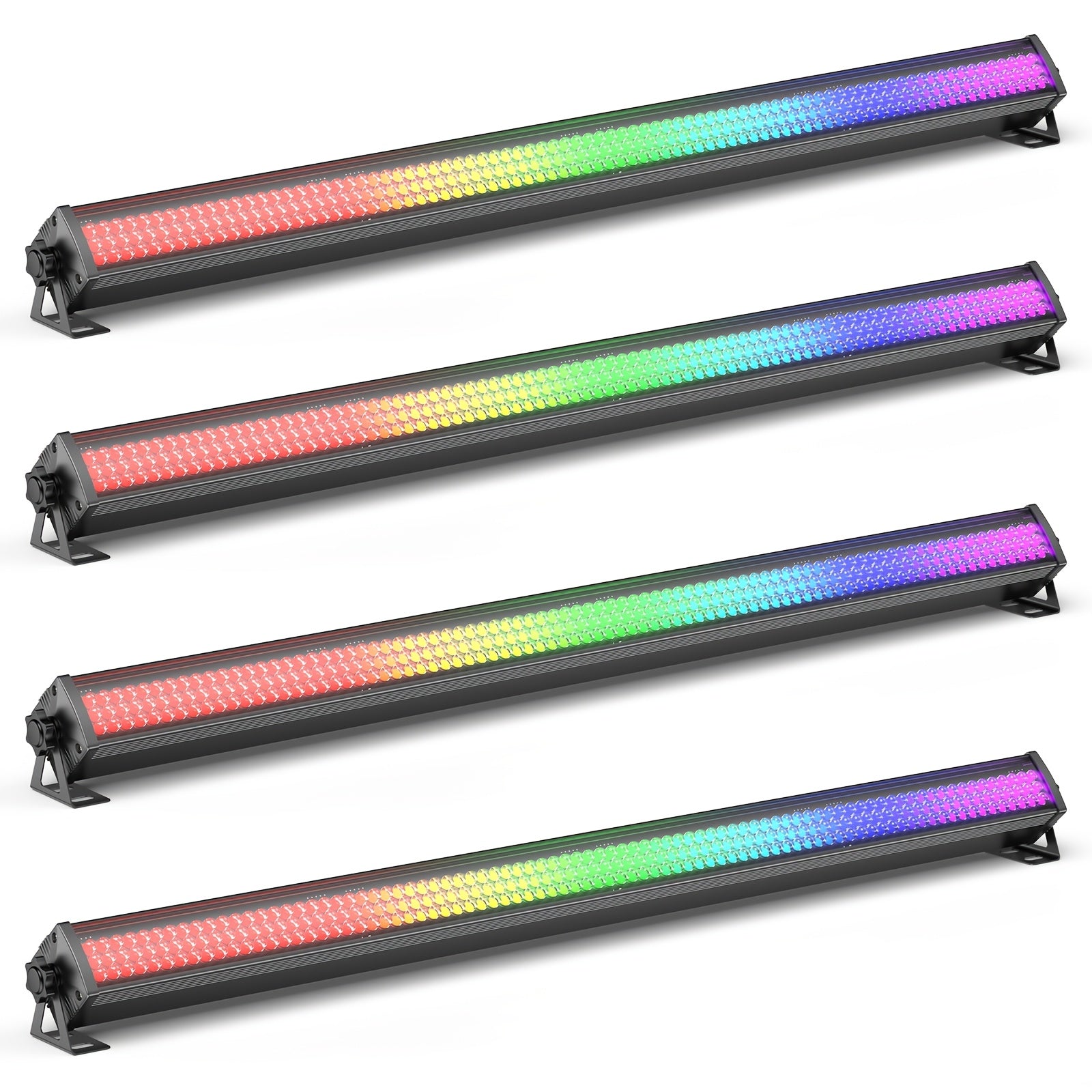 180W 252LED RGB Wall Light Bar | Aluminum Alloy Stage Light, Suitable for DJ Concerts, Parties, Weddings, Nightclubs, Dance Halls, Christmas | Operating Voltage 110V-130V