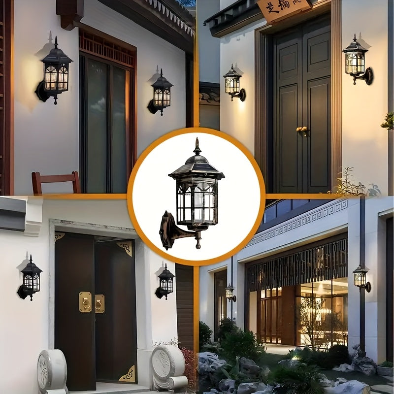 Solar Sensor Wall Light - For Garden Courtyard Decoration