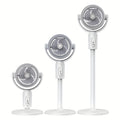 Height Adjustable Fan, 5 Wind Speed Levels, Type-C Charging Port, Lithium Battery Powered, Remote Control Operation, USB Charging Port, Perfect Christmas Gift