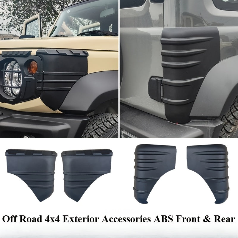Front & Rear Corner Protector Cover for 2019-2025 Suzuki Jimny JB64W/JB74W Off-Road 4x4 Exterior Accessories, ABS Material, Auto Parts