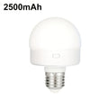 Rechargeable smart LED bulb, E26/E27 base bulb, with remote control for adjustable color temperature and brightness LED light, USB rechargeable bulb, suitable for living room, bedroom, chandelier, floor lamp