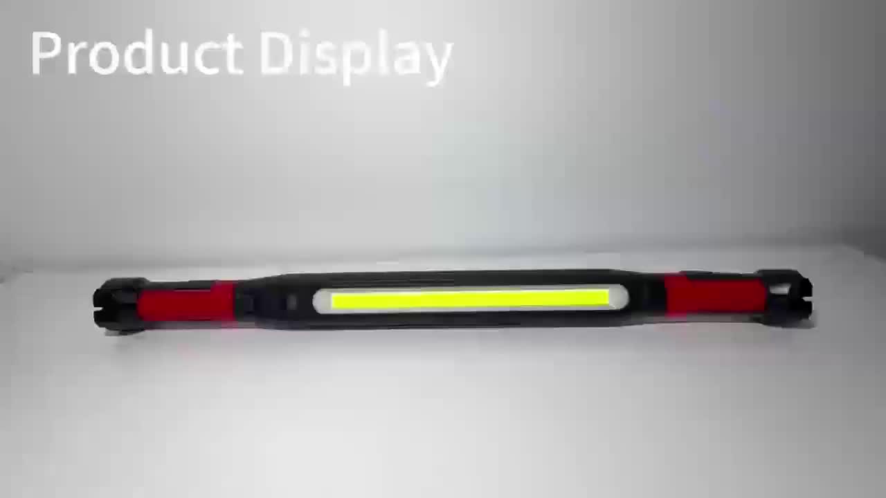 High Bright LED Work Light, 2000mAh Rechargeable Portable Flashlight, Magnetic & Hook Design Under Hood Work Light, Mechanic Light for Auto Repair Inspection Garage Workshop Emergency