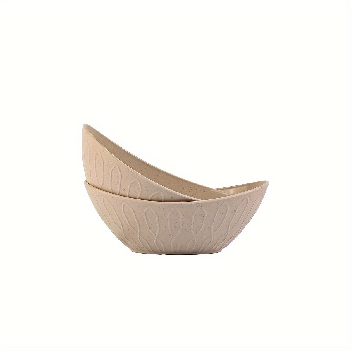 2PCS Ingot Shape Unbreakable Bowl – Kitchen Bowl for Oatmeal & Salad, Serving Bowl for Salad, Side Dishes, Pasta