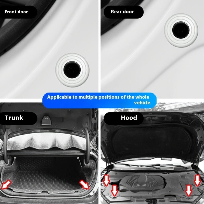 20-Piece Set Car Door Lock Protection Cover Shock Absorber Pad &amp; Soundproofing Pad - Designed to Enhance Vehicle Safety, Universal Fit for Various Cars, Silicone Clip Cushion Anti-Scratch