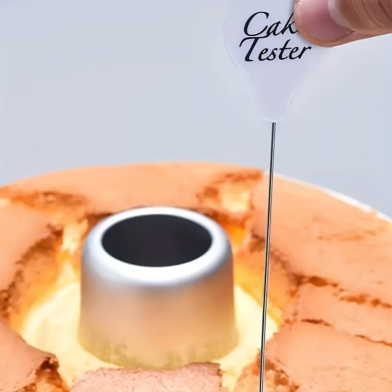1PC Cake Tester Needle, Stainless Steel Cake Doneness Testing Probe, Kitchen Baking Oven Tool