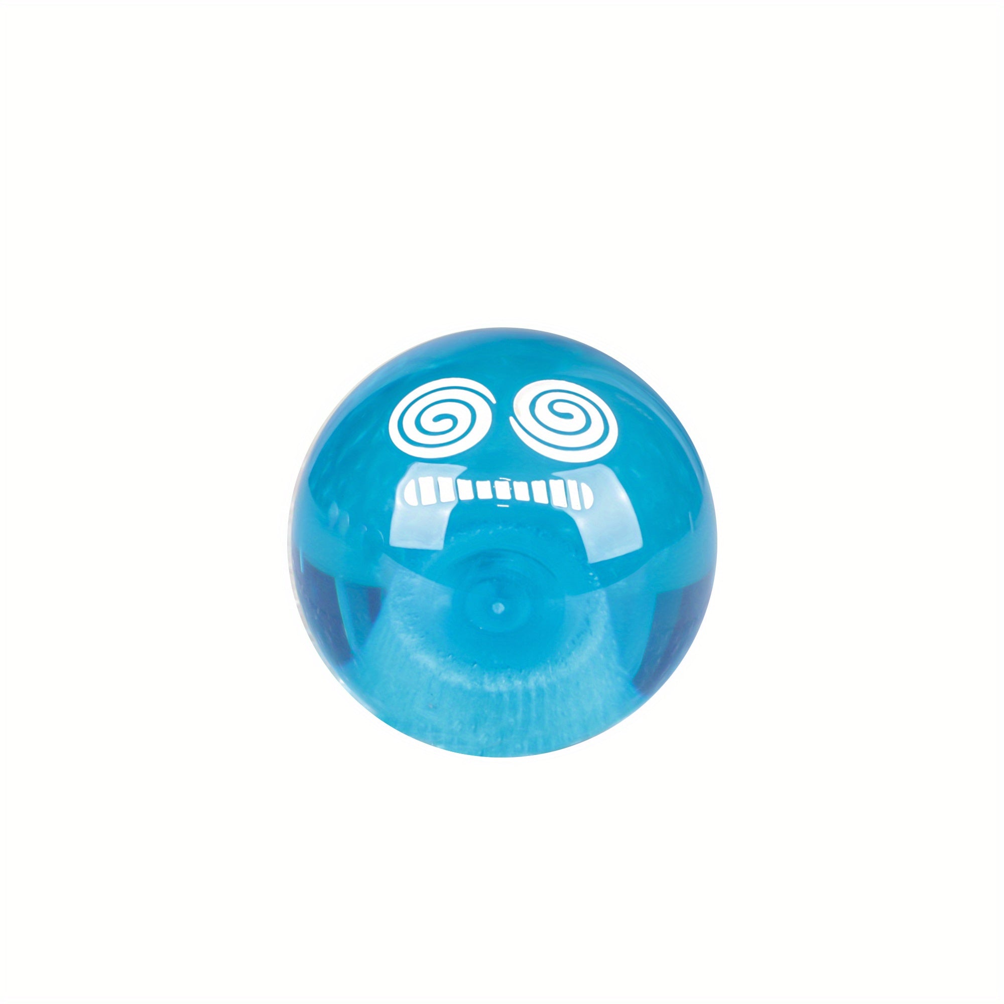 Universal Round Acrylic Shift Knob for Car Modification, Includes Three Installation Adapters