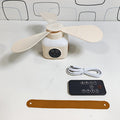Portable Remote Control Ceiling Fan with Light, USB Rechargeable Camping Fan, Wireless Tent Fan, 4 Wind Speed Levels, Timer Function, Battery Powered, Suitable for RV, Truck, Roof Tent, Travel and Camping Scenarios