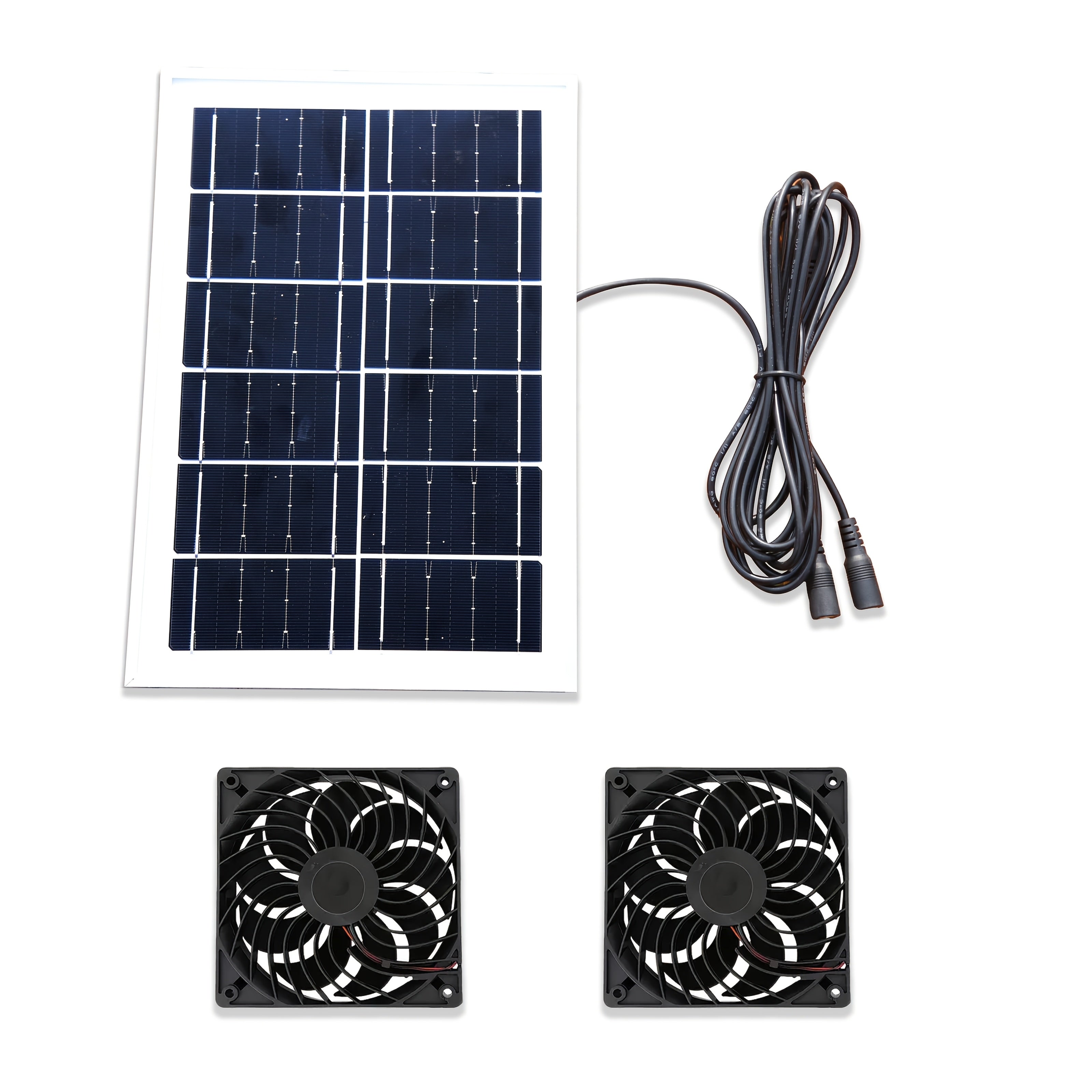 Greenhouse Plastic Film > Greenhouse Accessories > Greenhouse Ventilation Equipment, Solar Fan, Solar Exhaust Fan / Greenhouse Solar Fan / Solar Fan for Attic, Shed, Barn, Chicken Coop, Dog Kennel