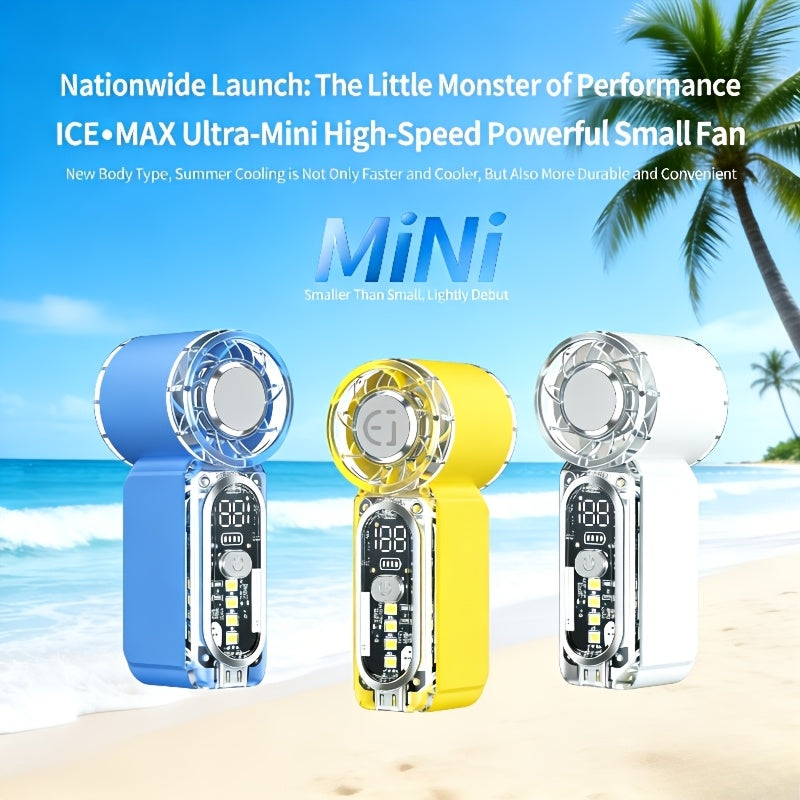 MINI Compressed Small Air Blower, Lightweight Body, Powerful Wind & Portable Design, Equipped with Minil100 Gear, High-Speed Motor Adjustable up to 22,000 RPM, Long-Lasting Battery