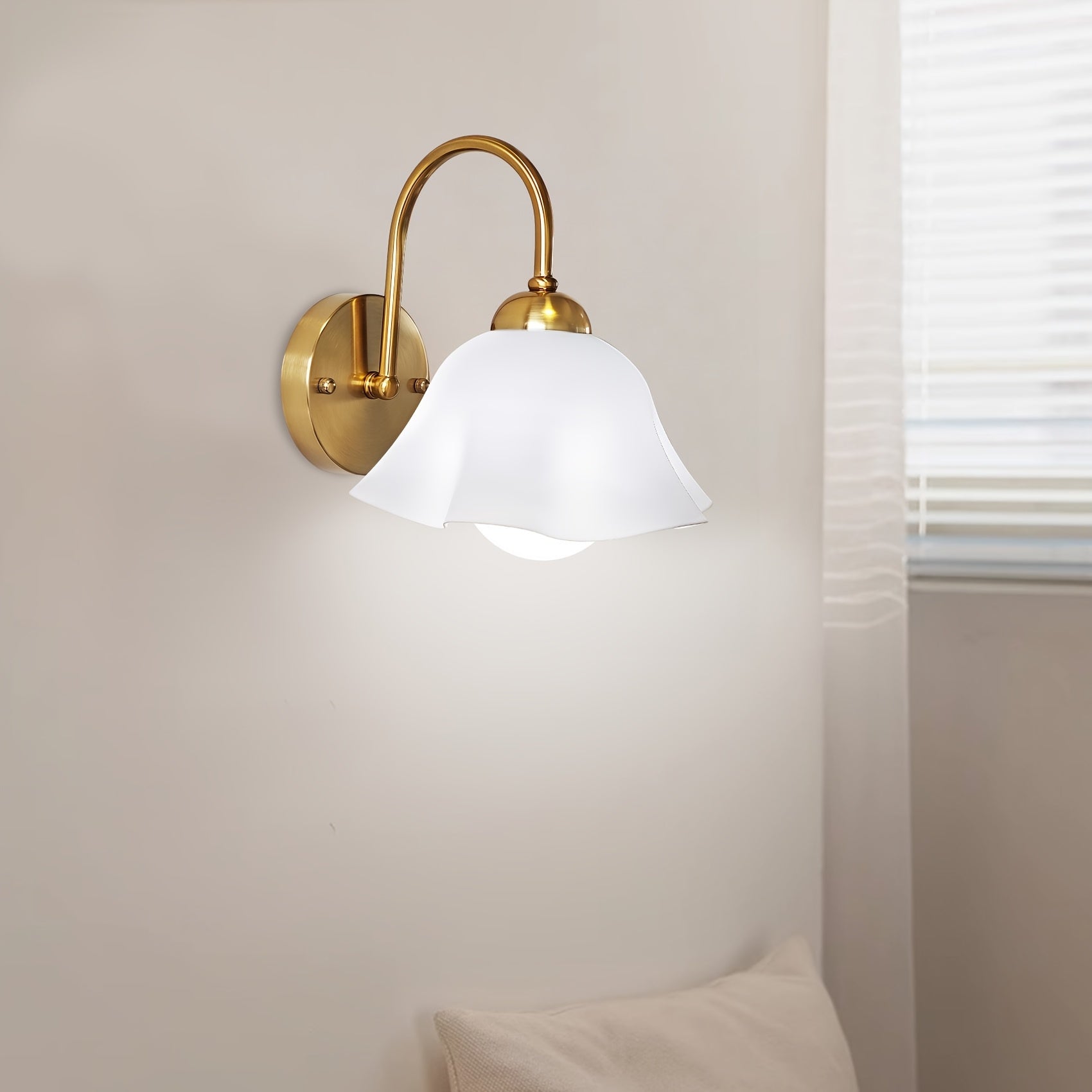 Headlight Bedroom Wall Light, Modern Minimalist Hallway Internet Celebrity Wabi-Sabi Style Cream Corridor Staircase Wall Sconce