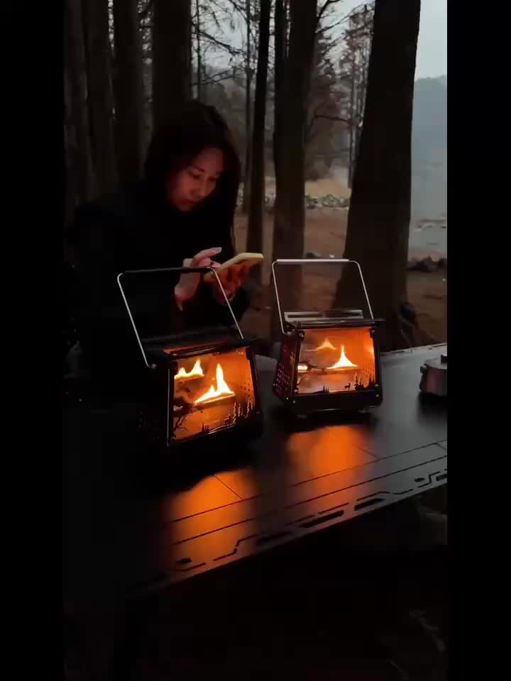 Portable Camping Stove – Heater Designed for Tent Heating, Outdoor Cooking, BBQ, Campfire, Fire Pit & Open-Fire Heating. Multi-Functional Stove for Camping, Hiking, Picnic, Travel & Outdoor Activities. For Cooking Only/