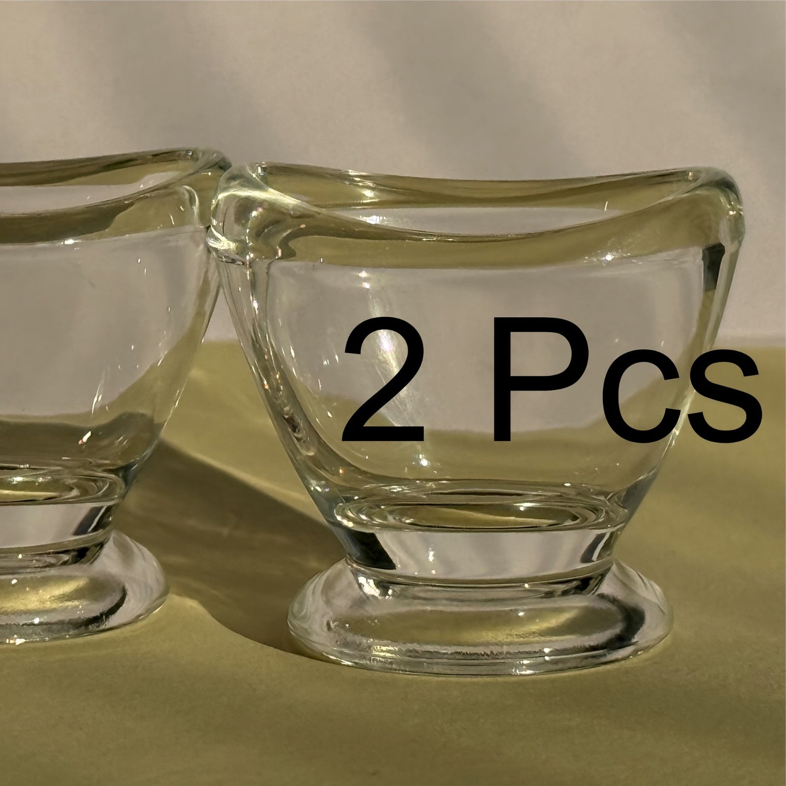 一組2個透明玻璃沖洗眼杯，方便沖洗眼睛，便攜式沖洗眼套組，適用於眼部沖洗、沖洗眼站