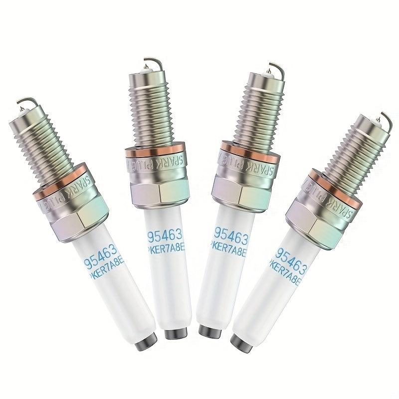 4 Iridium Spark Plugs, Fits 95463, PKER7A8EGS, 93231 and More, Compatible with VW Golf 7, VW Jetta, Dajiang, Gaohong, Lavida, Lando, Magotan, Passat, Sagitar, Tiguan L, Tanyue, Bora, etc. EA211 Engine Models. Ignition System