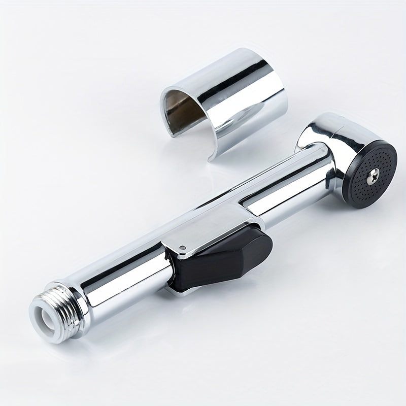 1pc Stainless Steel Bidet Sprayer - Toilet Sprayer, Toilet Cleaning Sprayer, Pressurized Gun Toilet Feminine Cleaner, Small Nozzle Toilet Flush Spray Head