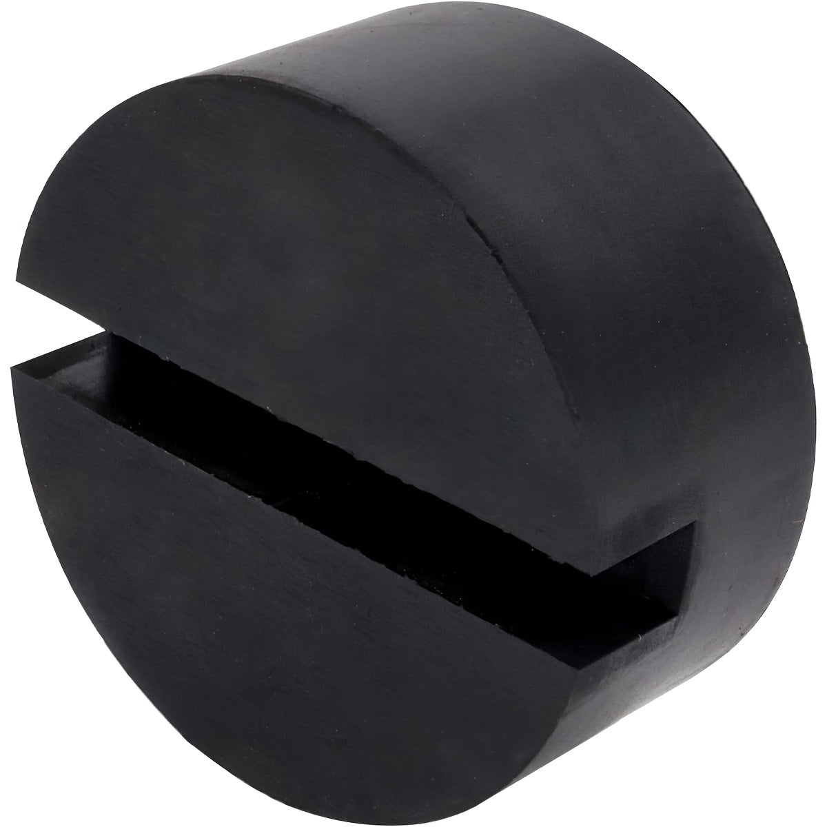 Universal Black Vulcanized Rubber Jack Pad (Single Piece) – Designed for Automotive Hydraulic Use, Provides Shock Absorption Protection for Vehicle Lifts, Jacks, and Floor Jacks