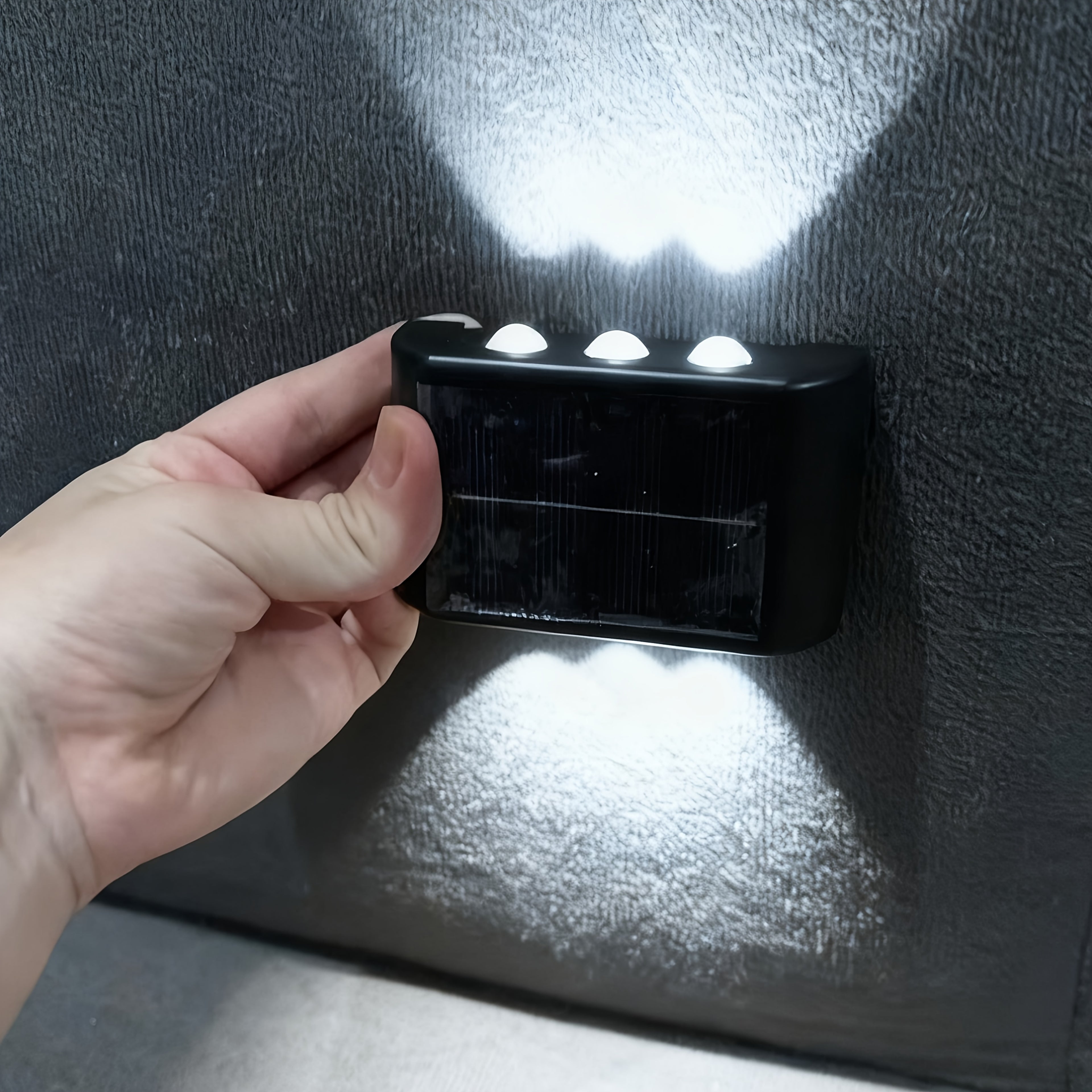 Solar Wall Light / 1 Pack, Perfect for Garden, Street and Garage - Ideal Decorative Choice, Outdoor Lighting, Outdoor Wall Decorative Light, Home LED Landscape Light, Suitable for Outdoor, Courtyard, Villa, Fence, Patio, Garden