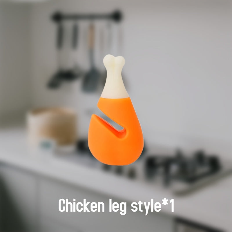 or 3 Pieces Silicone Creative Anti-Boil-Over Pot Holder – High-Temperature Resistant Silicone Material – Perfect for Lifting Pot Lid While Heating Porridge, Soup, Milk to Prevent Spills
