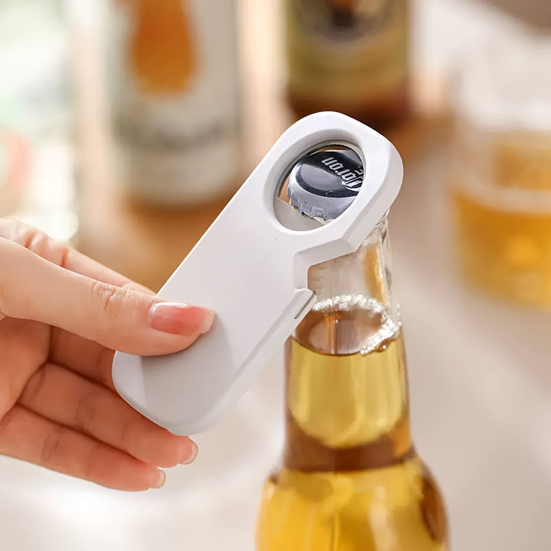 Magnetic Bottle Opener, Can Opener & Tab Opener – 3-in-1 Multi-Function Home Opener for Beer, Beverage Cans & Pull-Tab Cans