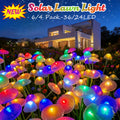 FACHOI 6/4-Pack Solar Jellyfish Mushroom Light, 32/24 LEDs Garden Landscape Lighting, IP44, Outdoor Ground Spike Lawn Light, Suitable for Garden Decoration, Holiday Courtyard Decorative Lighting, Outdoor Path Lighting