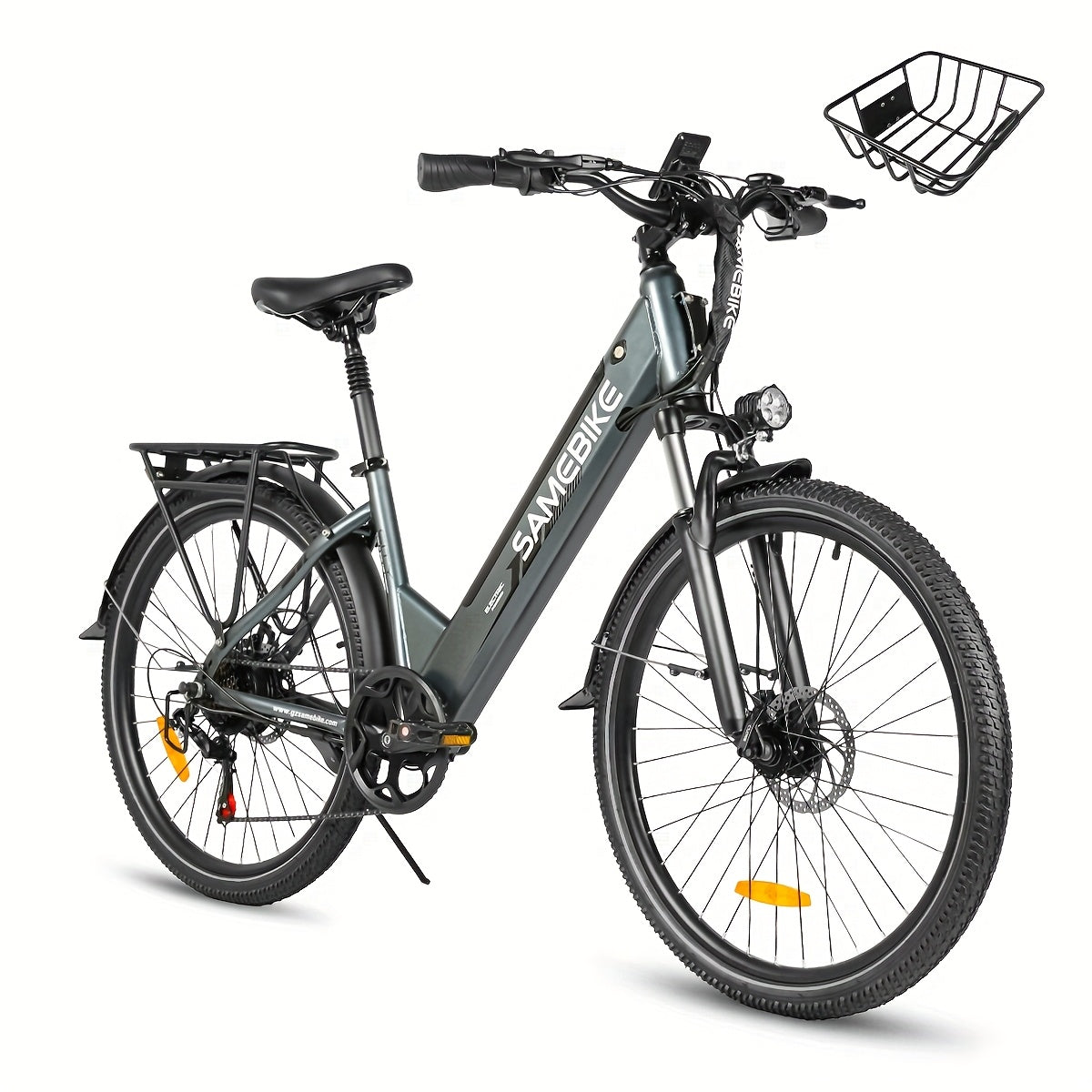 RS-A01pro 250W/350W（全球模式）成人折叠电动自行车 - 续航80-90公里，36V13AH可拆卸电池，26英寸重型轮胎，机械碟刹，LCD显示屏，合金车架，黑色折叠电动车，全球电压兼容